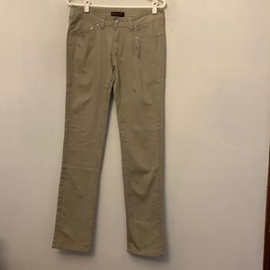 Honey Bun khaki skinny ankle jeans Size 9 NWT